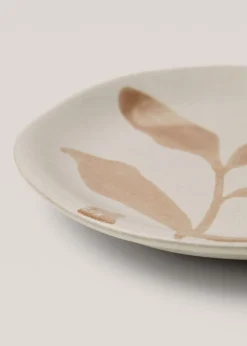 MANGO Zastawa Stołowa*Talerz deserowy z motywem liści