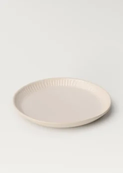 MANGO Zastawa Stołowa*Talerz deserowy z wypukłym wzorem w fale