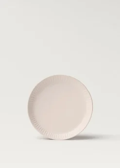 MANGO Zastawa Stołowa*Talerz deserowy z wypukłym wzorem w fale