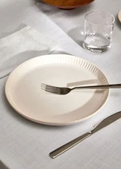 MANGO Zastawa Stołowa*Talerz płaski z wypukłym wzorem w fale