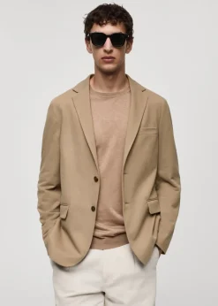 MANGO Marynarki*Teksturowana marynarka slim fit