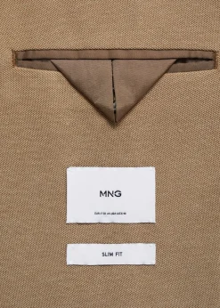 MANGO Marynarki*Teksturowana marynarka slim fit