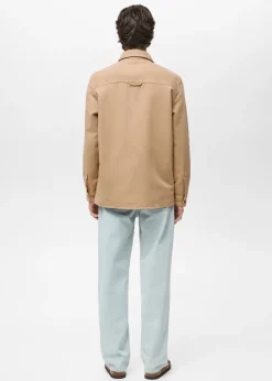MANGO Kurtki I Koszule Wierzchnie|Koszule*Tencel regular fit overshirt