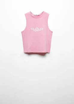 MANGO Topy|Koszulki*Top bez rękawów z nadrukiem