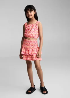 Dzieci MANGO Koszulki I Topy*Top crop ze wzorem