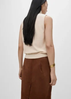 MANGO Topy|Kamizelki*Top wełniany z golfem