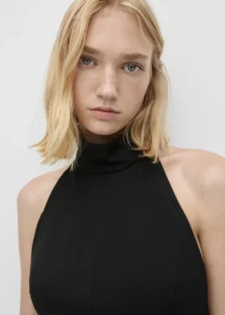 MANGO Topy|Kamizelki*Top z dekoltem halter i odkrytymi plecami