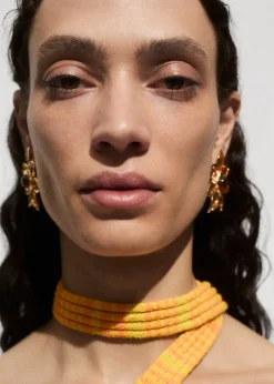 MANGO Topy*Top z dzianiny na jedno ramię