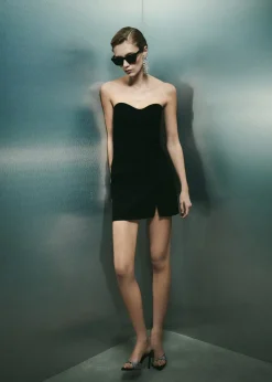 MANGO Topy*Top z dzianiny z dekoltem w serce