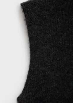 MANGO Topy|Kamizelki*Top z golfem z dzianiny