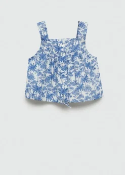 Dzieci MANGO Koszule I Bluzki*Top z nadrukiem w palmy