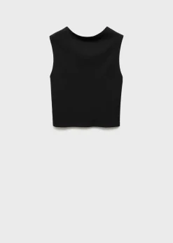 MANGO Topy*Top z odkrytymi plecami