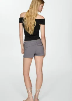 MANGO Topy*Top z odkrytymi ramionami