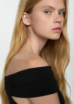 MANGO Topy*Top z odkrytymi ramionami