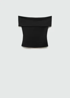 MANGO Topy*Top z odkrytymi ramionami