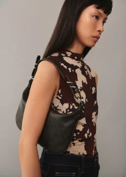 MANGO Topy*Top z półgolfem i nadrukiem