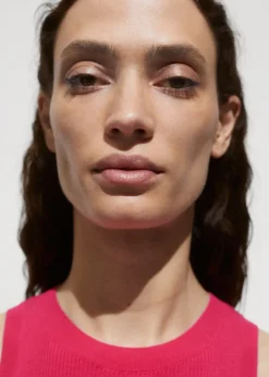 MANGO Topy*Top z prążkowanej dzianiny