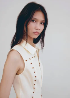 MANGO Topy*Top z suwakiem i ćwiekami