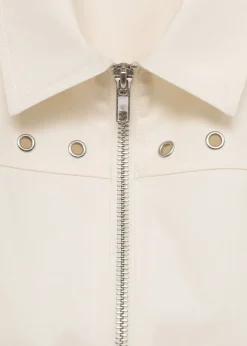 MANGO Topy*Top z suwakiem i ćwiekami