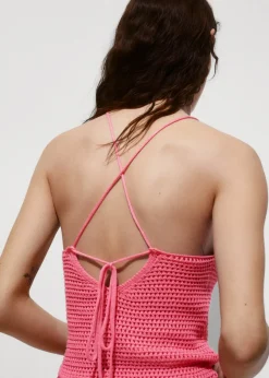 MANGO Topy*Top z szydełkowej dzianiny