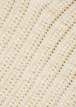 MANGO Topy*Top z szydełkowej dzianiny