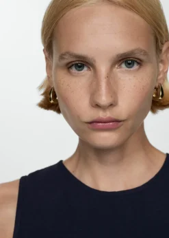 MANGO Topy*Top z teksturą i węzłem