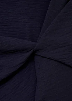 MANGO Topy*Top z teksturą i węzłem