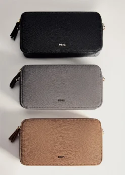 MANGO Torebki*Torba na ramię podwójny zamek błyskawiczny