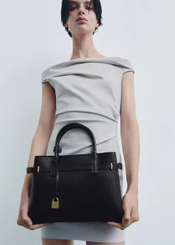 MANGO Torebki*Torba shopper z kłódką