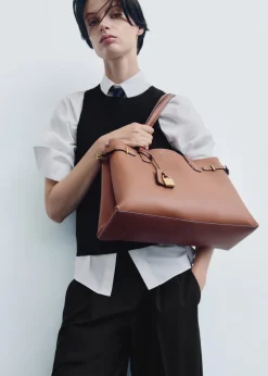 MANGO Torebki*Torba shopper z kłódką