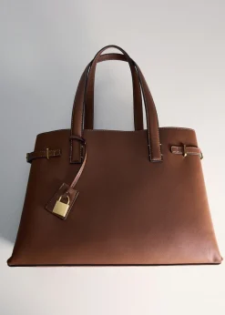 MANGO Torebki*Torba shopper z kłódką