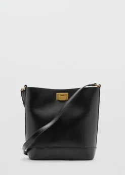 MANGO Torebki*Torba shopper z metalowym detalem