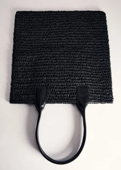 MANGO Torebki*Torba shopper z naturalnych włókien