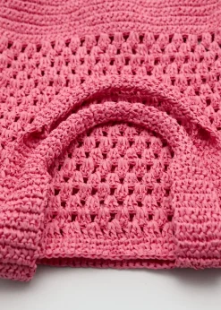 MANGO Torebki*Torba shopper z naturalnych włókien