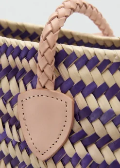 MANGO Torebki*Torba shopper ze skórzanymi uchwytami