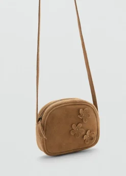 Dzieci MANGO Torebki*Torba skórzana z kwiatami
