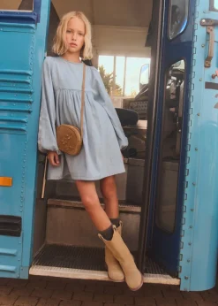 Dzieci MANGO Torebki*Torba skórzana z kwiatami