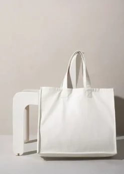 MANGO Akcesoria Łazienkowe*Torba tote z bawełny