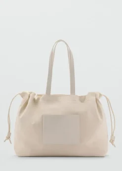 MANGO Torebki*Torba typu shopper z mieszanki skóry