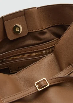 MANGO Torebki*Torebka bucket z klamrą