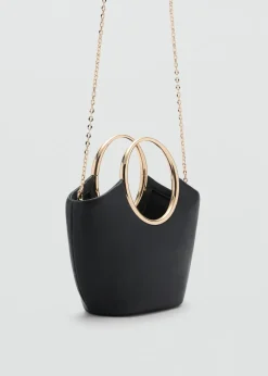 MANGO Torebki*Torebka do ręki z metalicznymi elementami