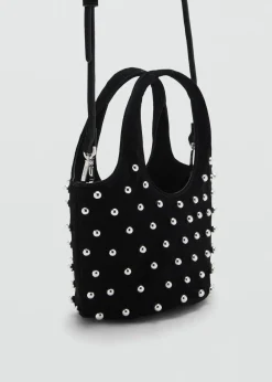 MANGO Torebki*Torebka do ręki z ozdobnymi ćwiekami