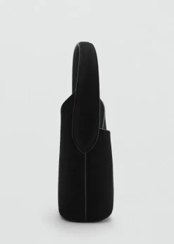 MANGO Torebki|Akcesoria Skórzane*Torebka do ręki ze skóry