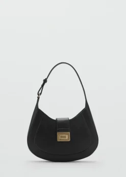 MANGO Torebki*Torebka listonoszka z metalowym zapięciem