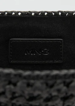 MANGO Torebki*Torebka listonoszka z naturalnych włókien