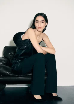 MANGO Torebki*Torebka na ramię z kryształkami