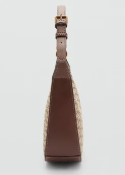 MANGO Torebki*Torebka na ramię z nadrukiem logo