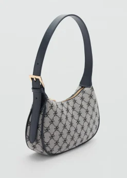 MANGO Torebki*Torebka na ramię z nadrukiem logo