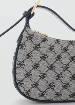 MANGO Torebki*Torebka na ramię z nadrukiem logo