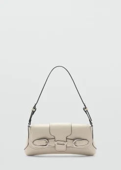 MANGO Torebki*Torebka na ramię z ozdobnymi sprzączkami